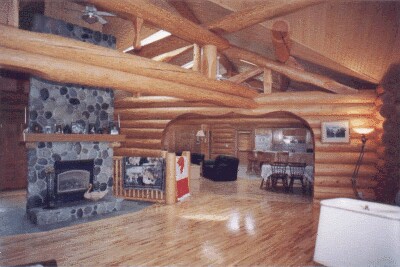 Log Home Interior