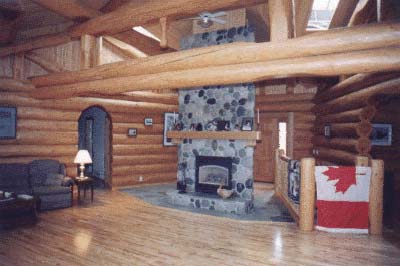 Log Home Interior