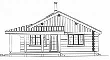 Log Home Plans - Ranchers